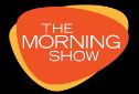 Orange "The Morning Show" logo design.